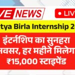 Aditya Birla Internship 2025