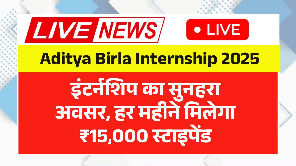Aditya Birla Internship 2025