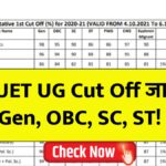 CUET UG Cut Off 2025