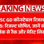 SSC GD Constable Result 2025